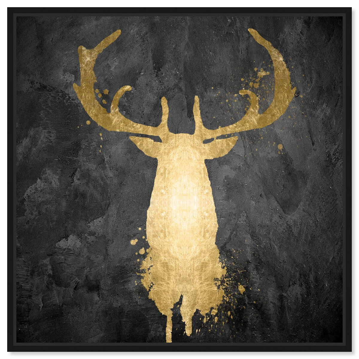 Stag Majesty Gold | By Oliver Gal
