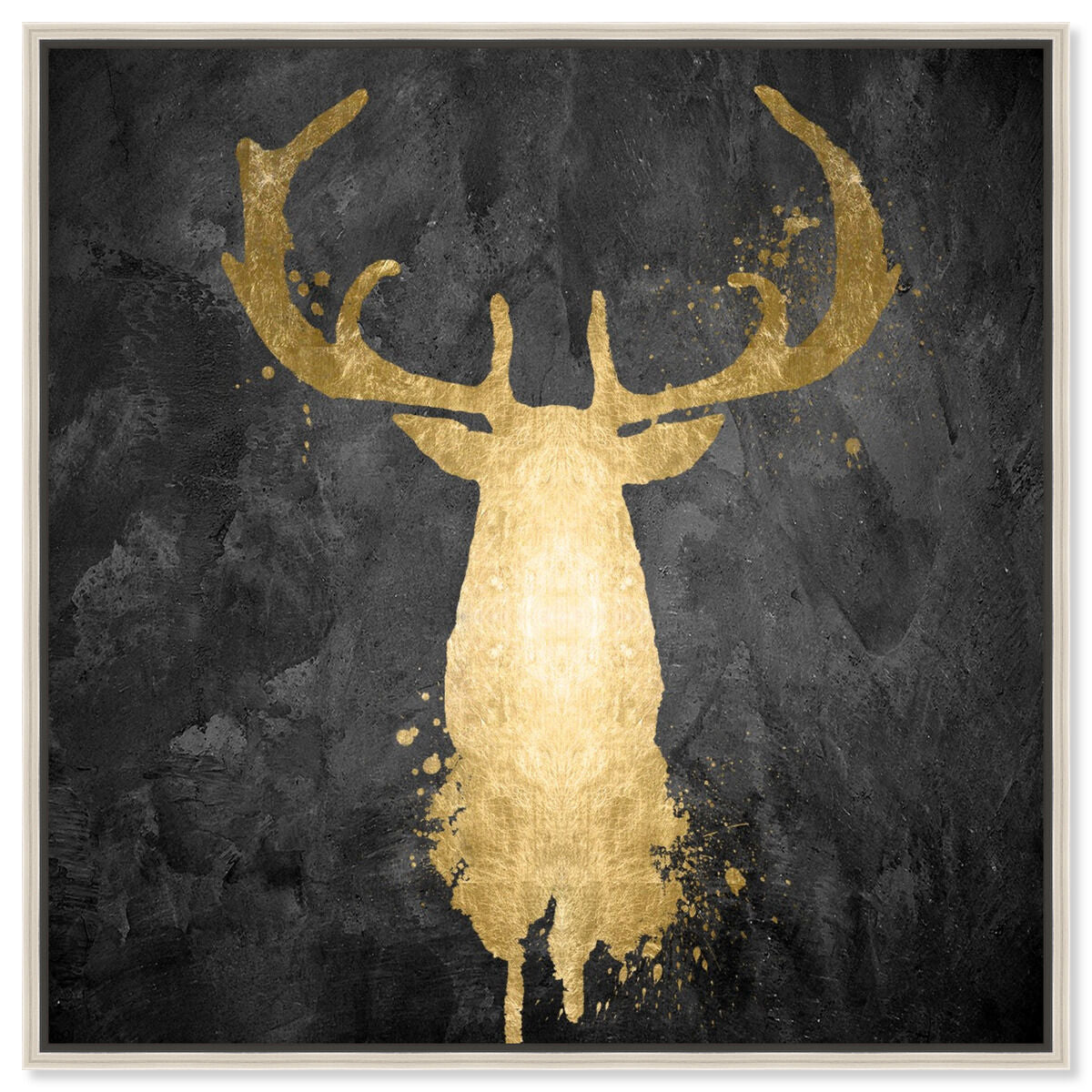 Stag Majesty Gold | By Oliver Gal