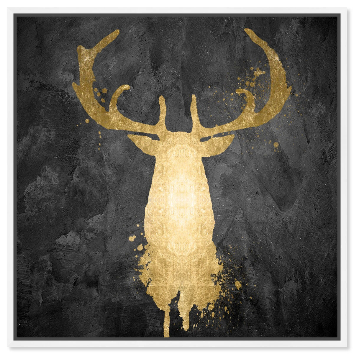 Stag Majesty Gold | By Oliver Gal