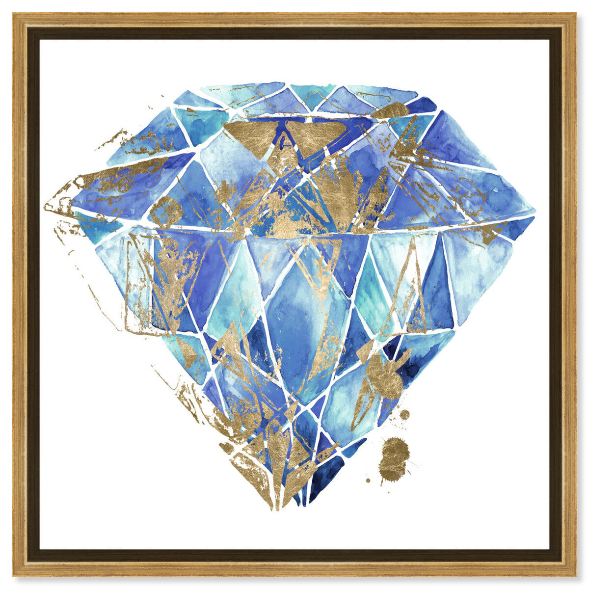 40x40/Framed Canvas/PSGLD