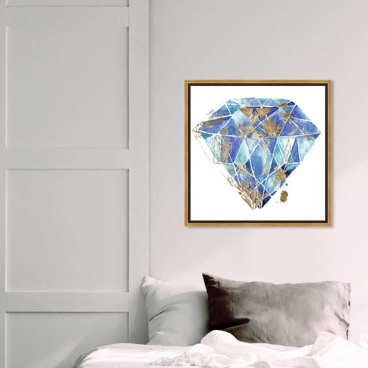 40x40/Framed Canvas/PSGLD