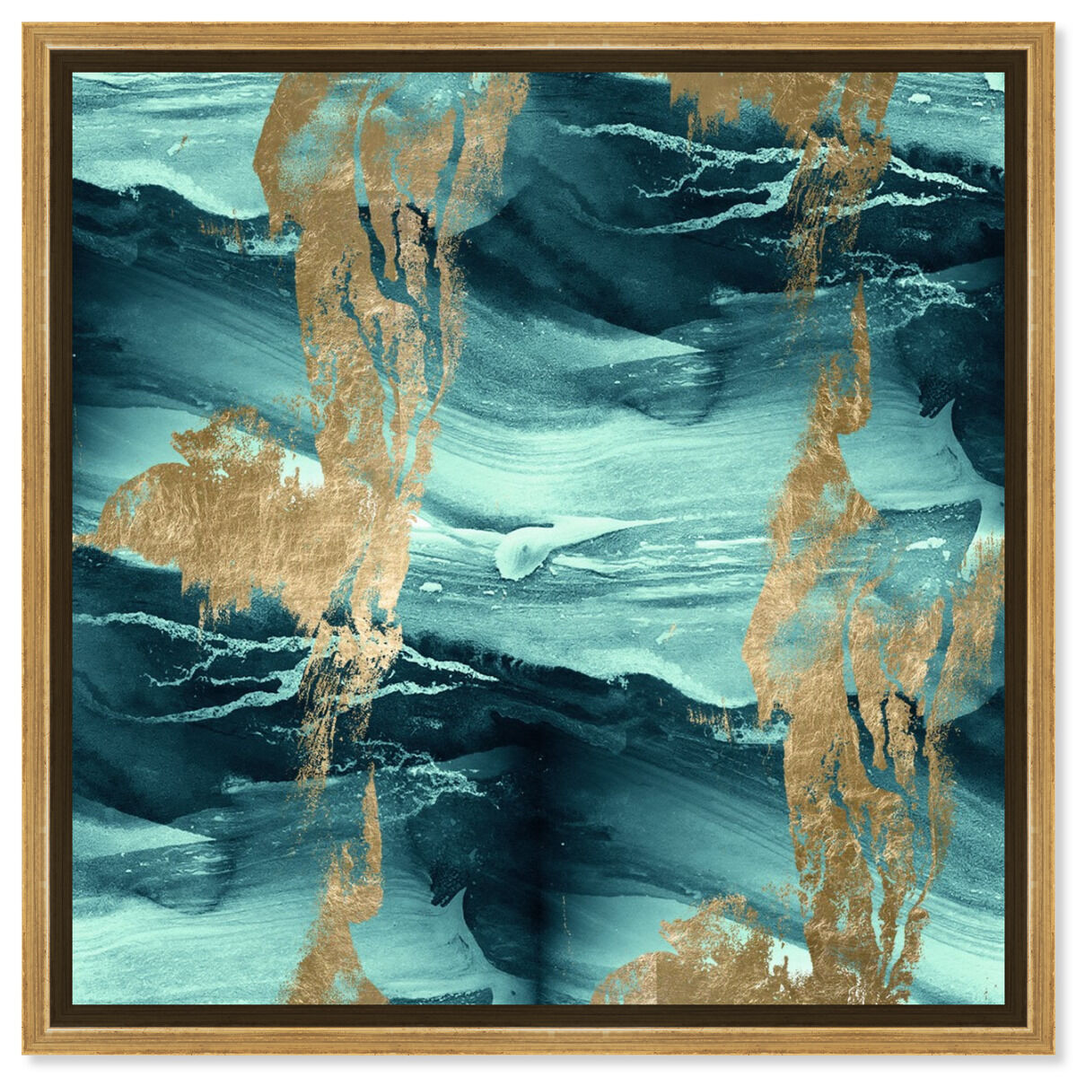 40x40/Framed Canvas/PSGLD