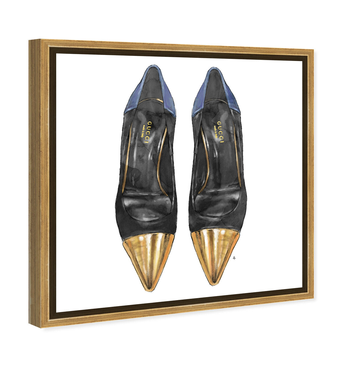 40x40/Framed Canvas/PSGLD