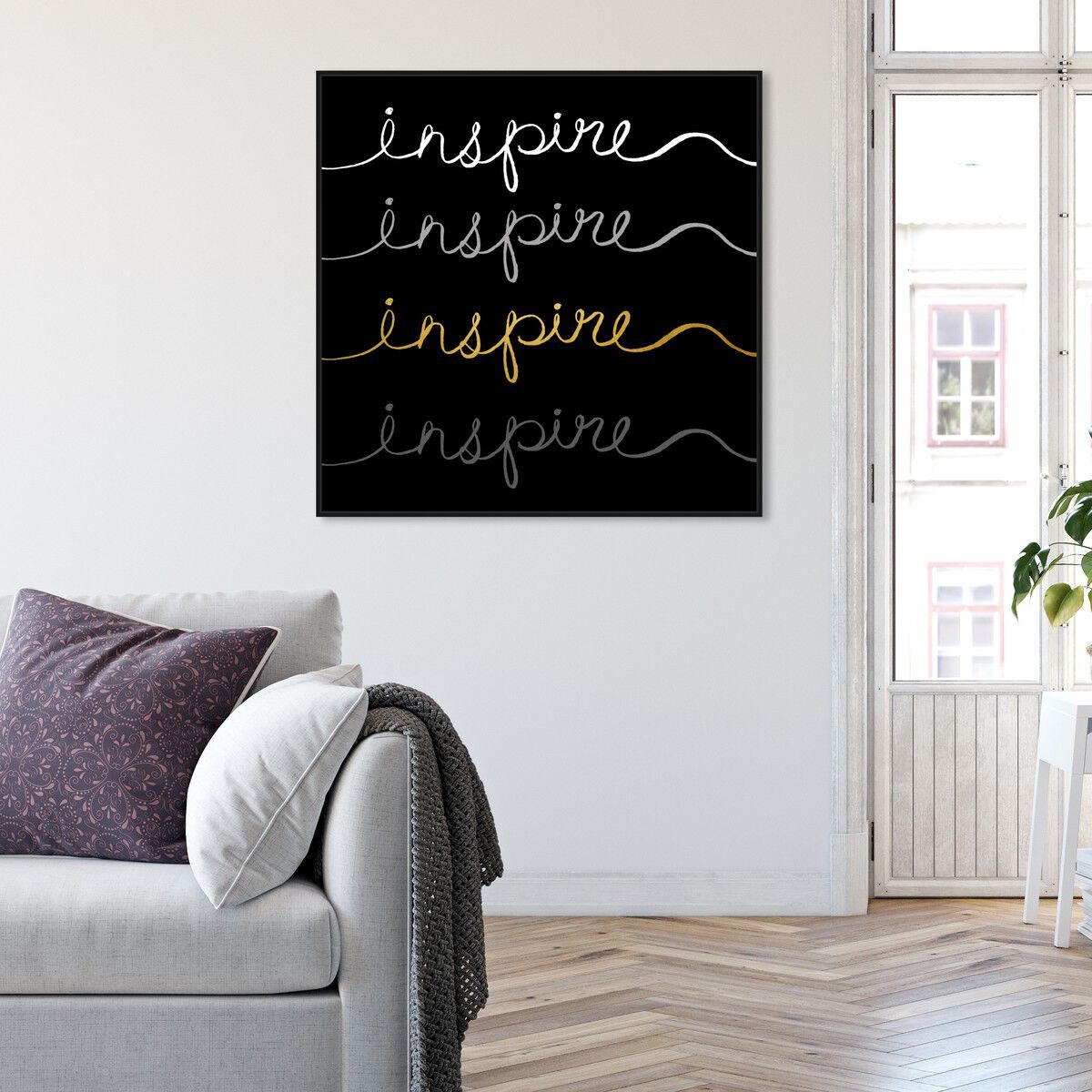 40x40/Framed Canvas/BFL
