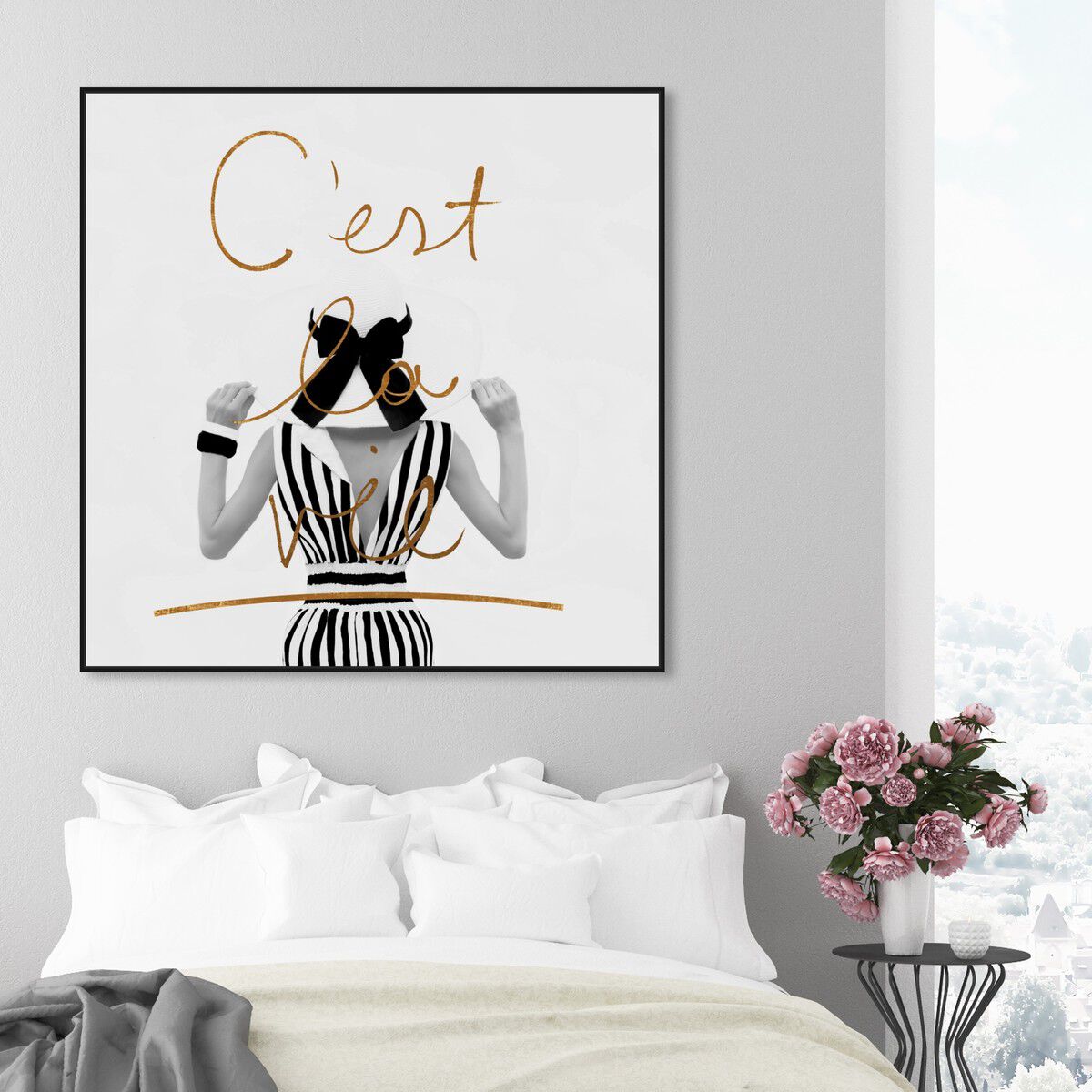 40x40/Framed Canvas/BFL