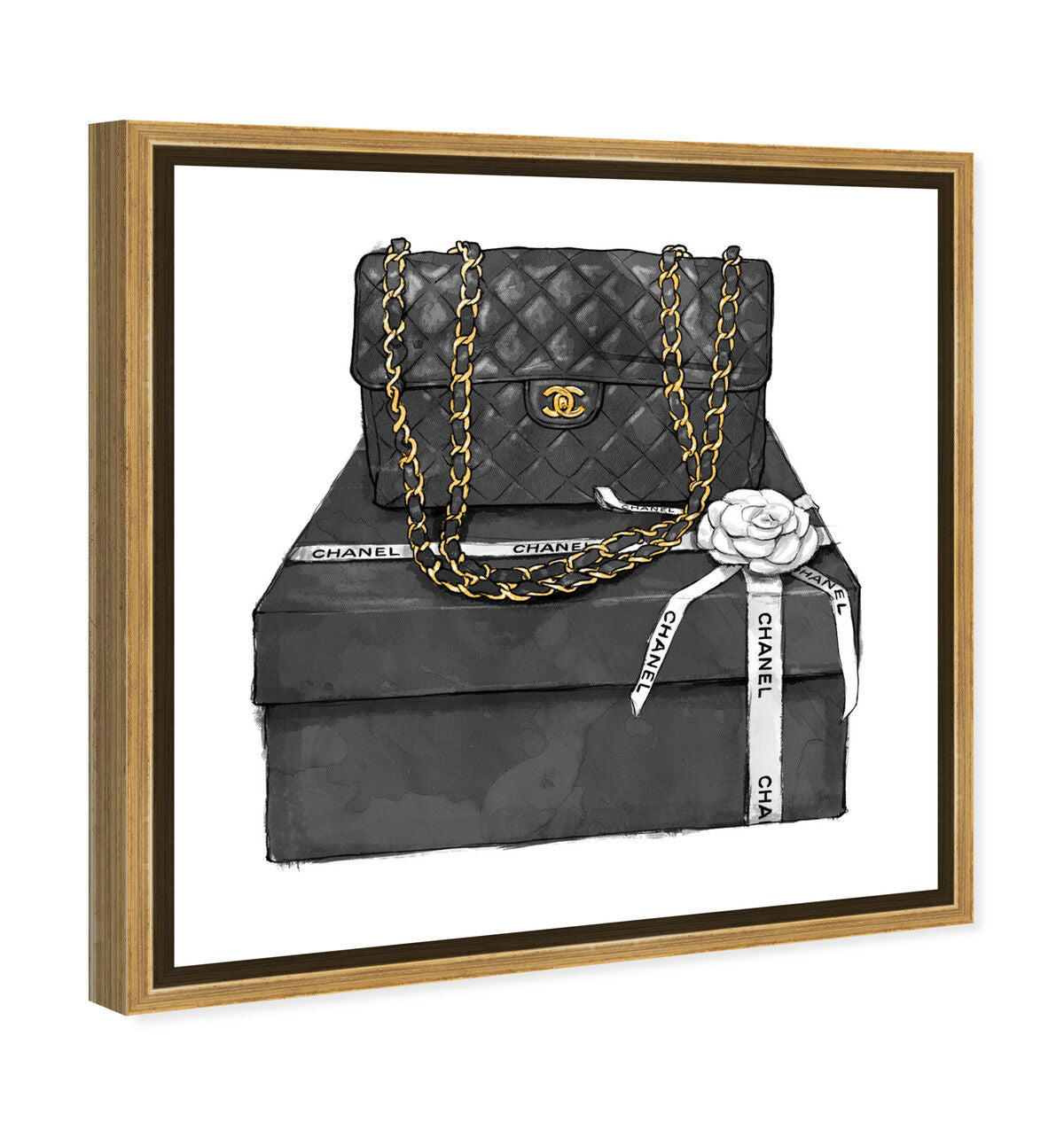 40x40/Framed Canvas/PSGLD