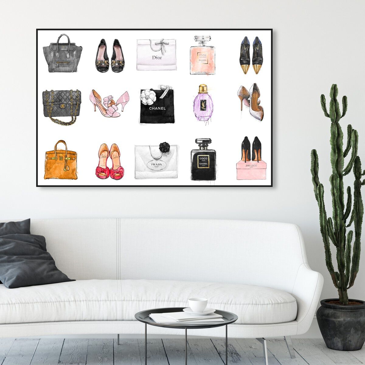 54x36/Framed Canvas/BFL