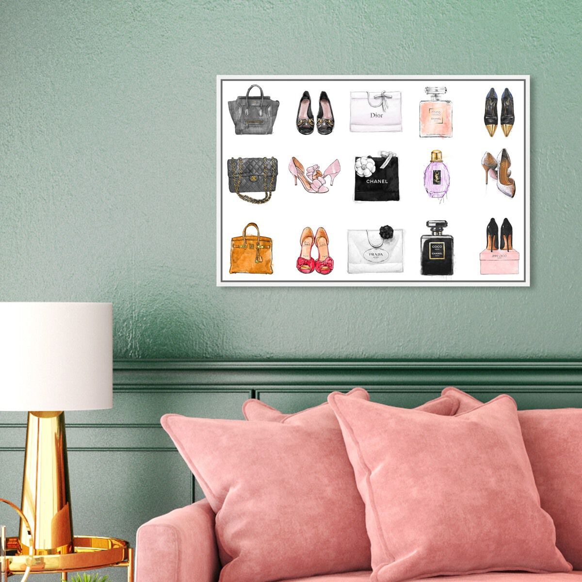 54x36/Framed Canvas/WFL