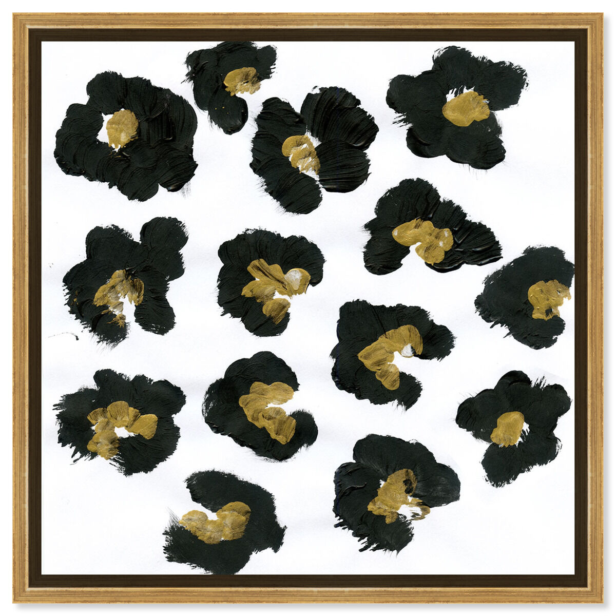 40x40/Framed Canvas/PSGLD
