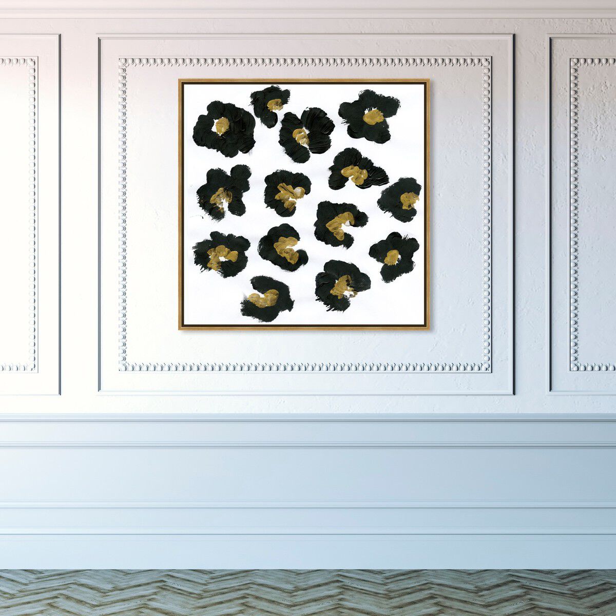40x40/Framed Canvas/PSGLD