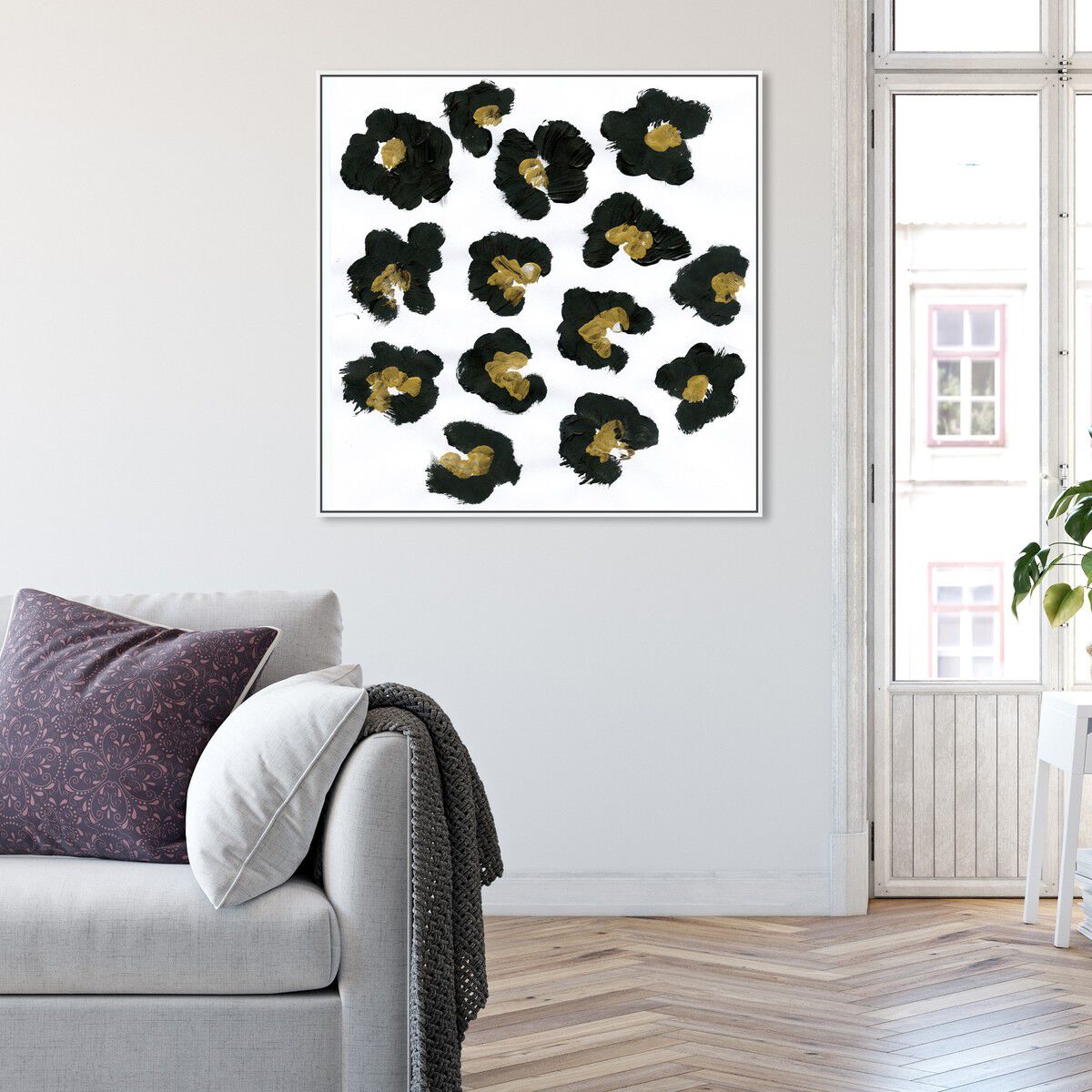 40x40/Framed Canvas/WFL