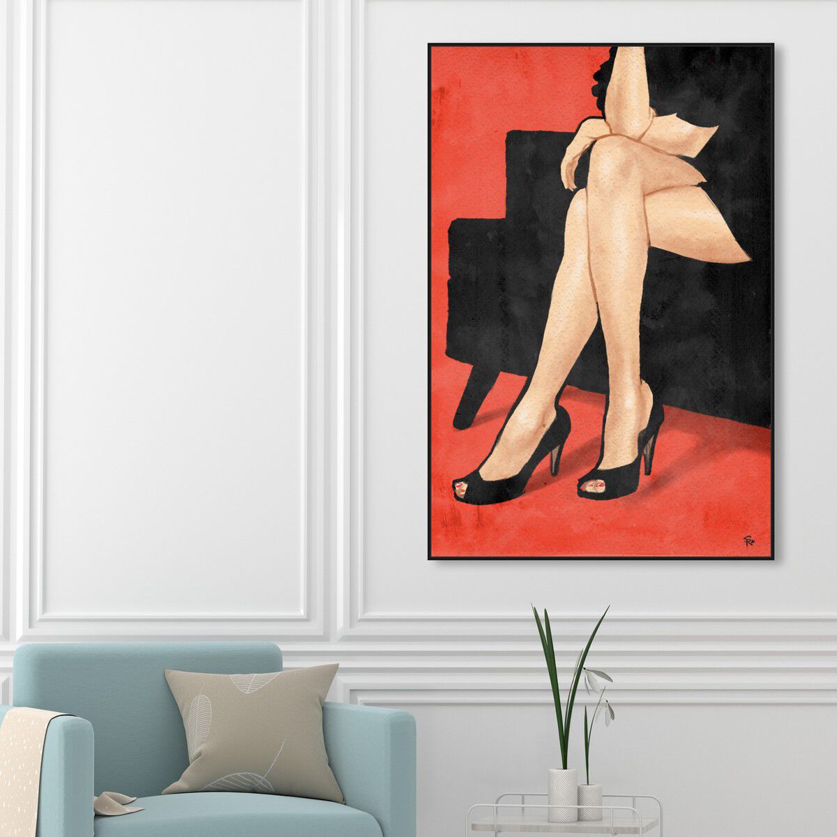 36x54/Framed Canvas/BFL