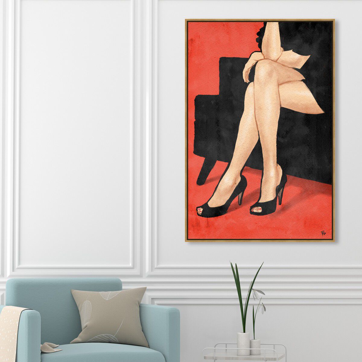 36x54/Framed Canvas/PSGLD