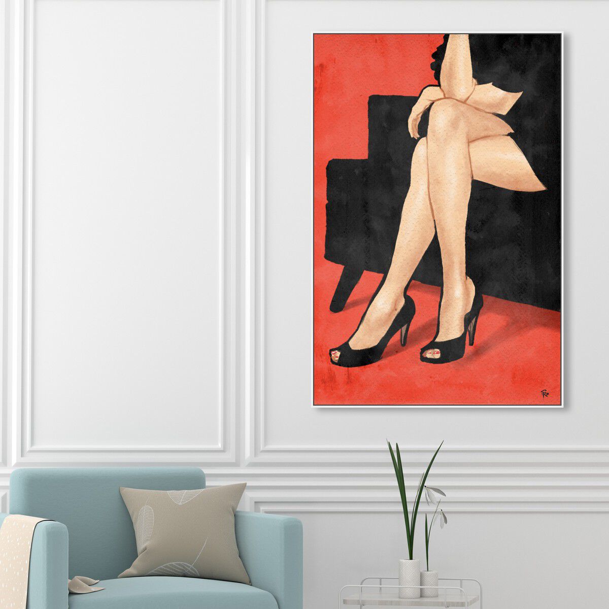 36x54/Framed Canvas/WFL