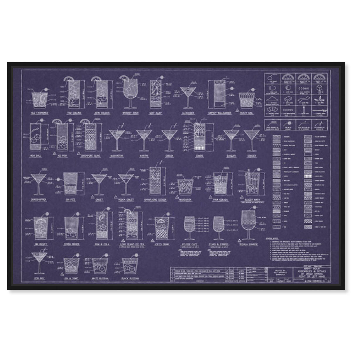 54x36/Framed Canvas/BFL