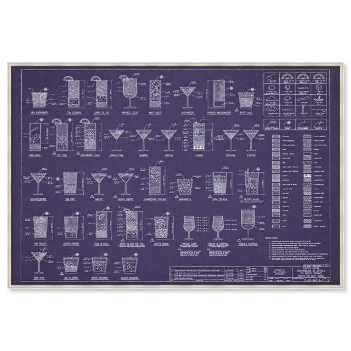 54x36/Framed Canvas/CFL