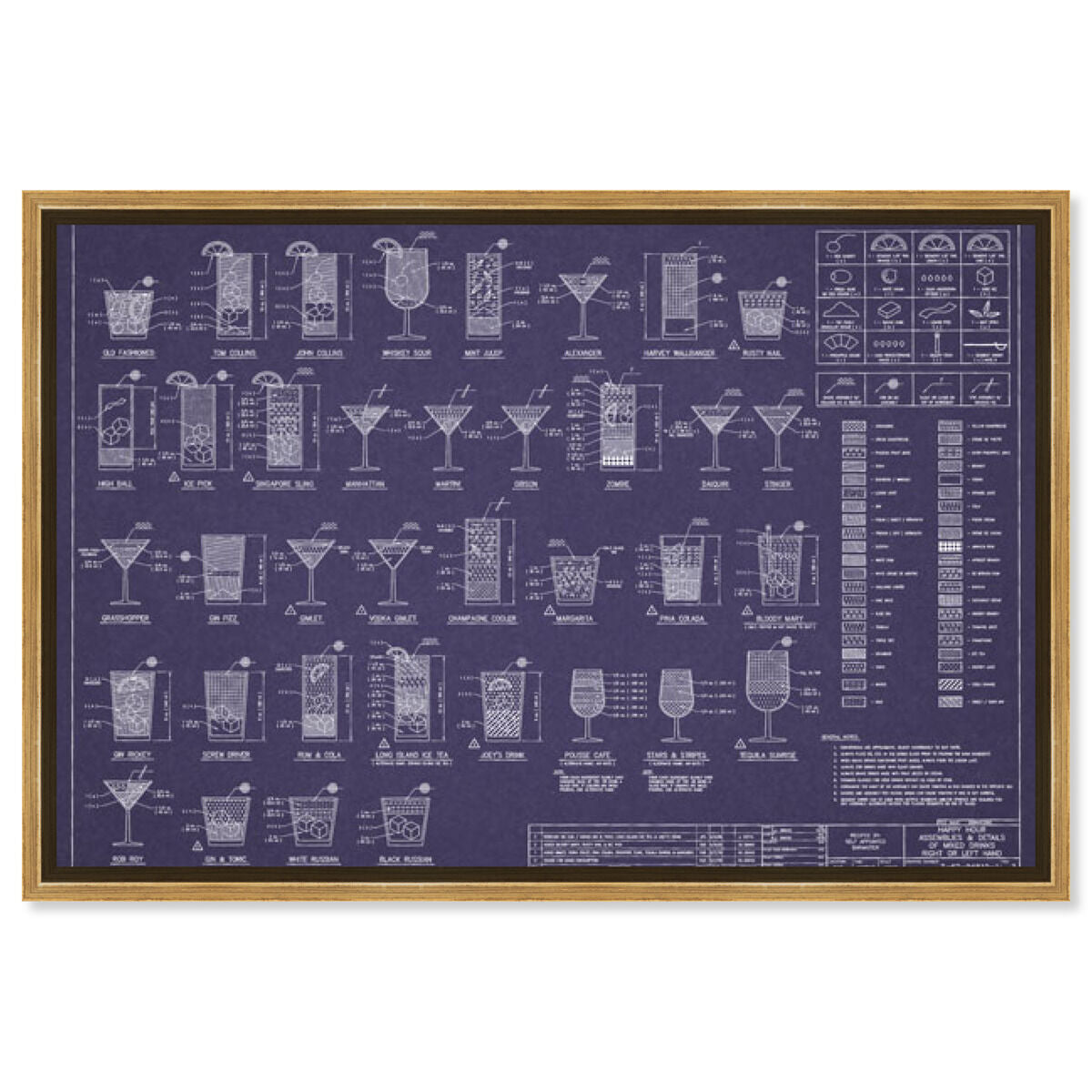 54x36/Framed Canvas/PSGLD