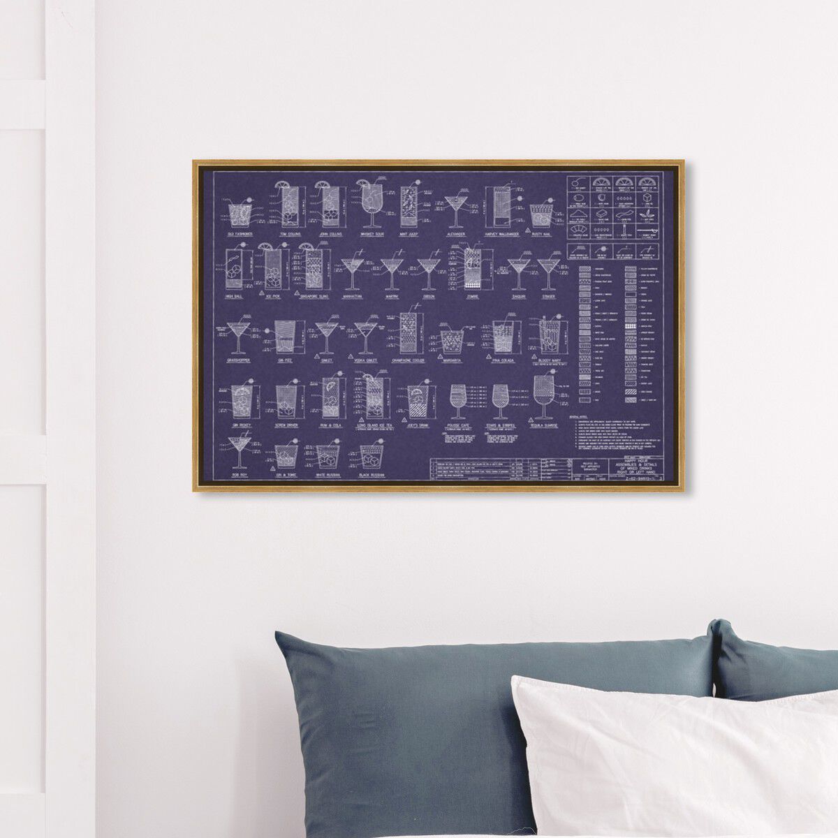 54x36/Framed Canvas/PSGLD
