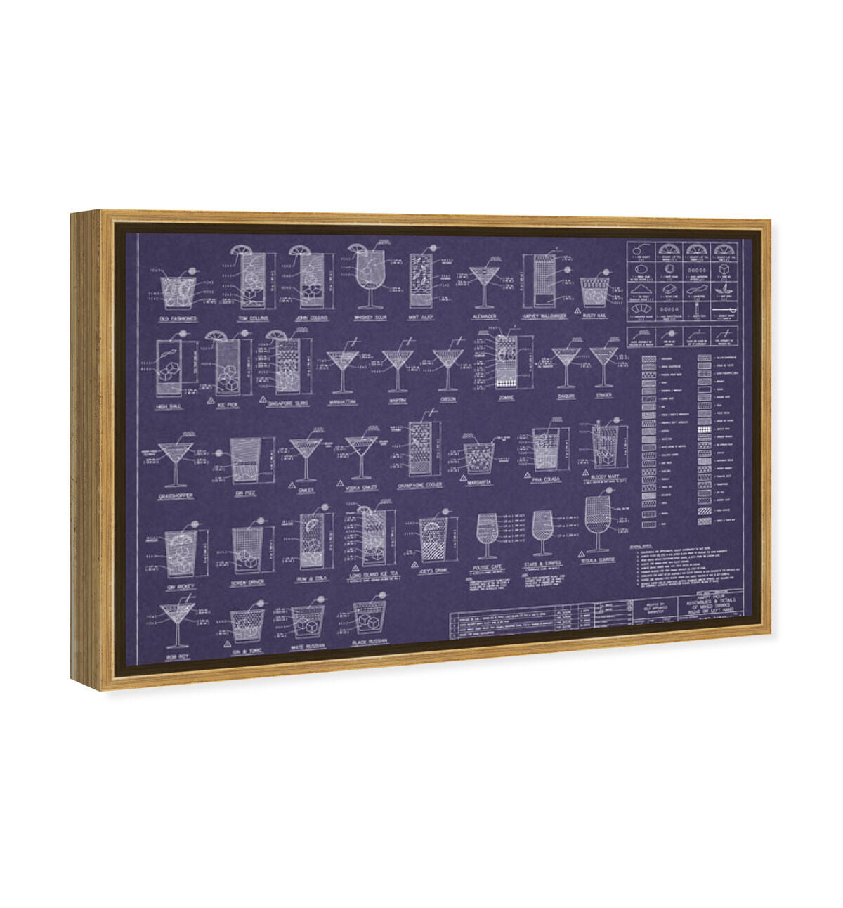 54x36/Framed Canvas/PSGLD