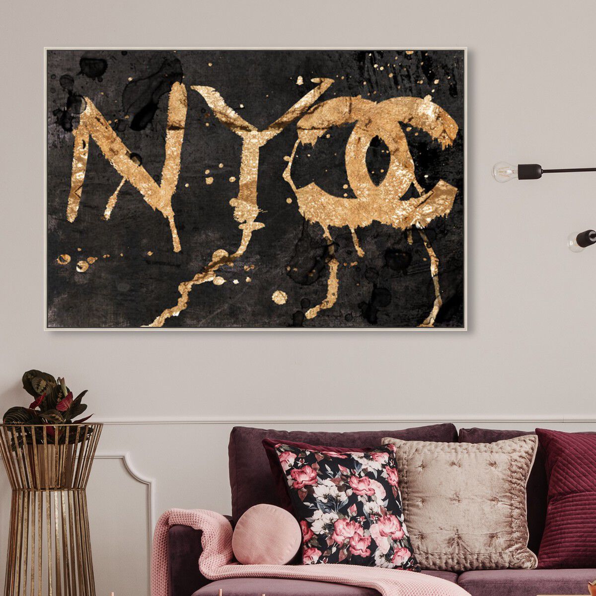 54x36/Framed Canvas/CFL