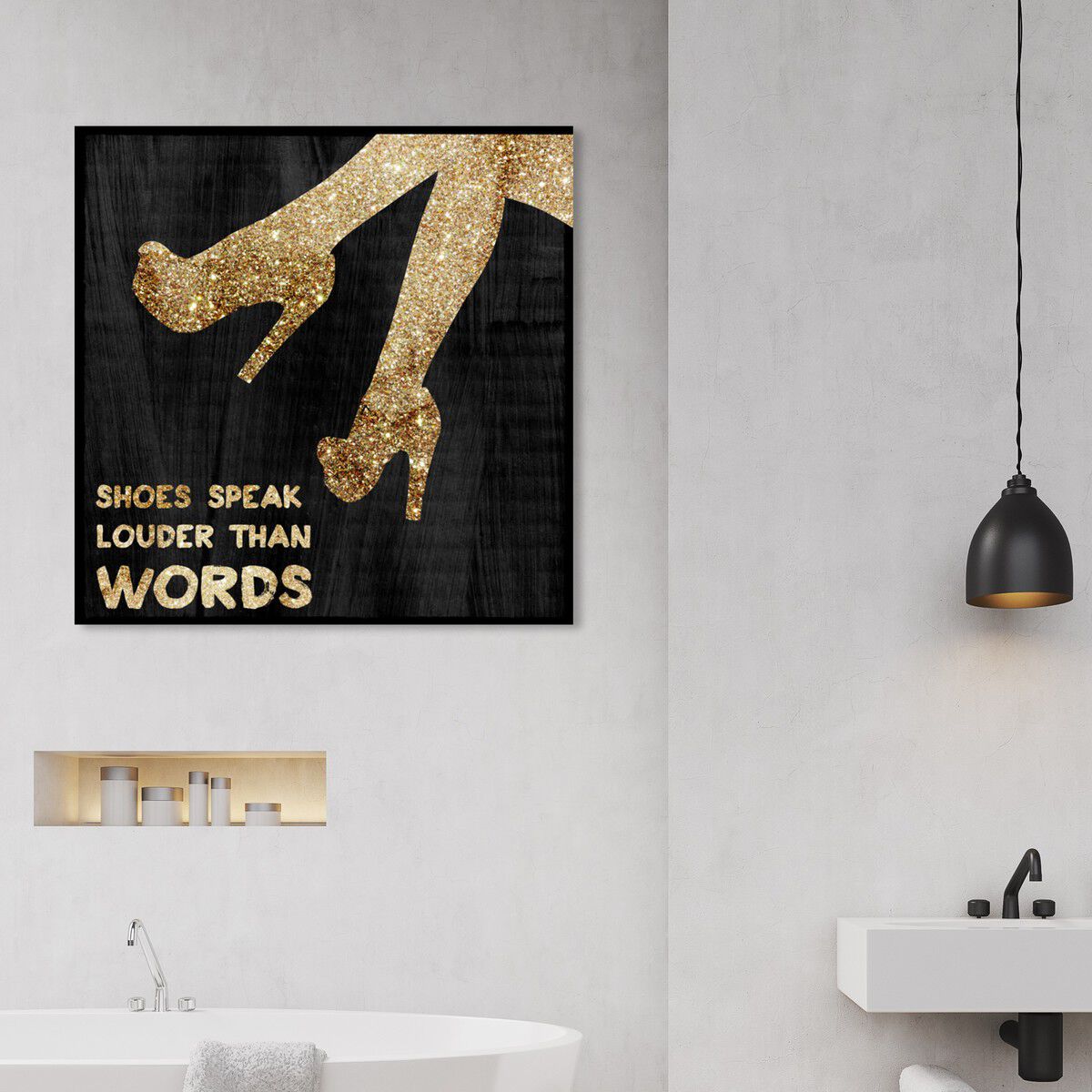 Gold Shoes Speak | By Oliver Gal