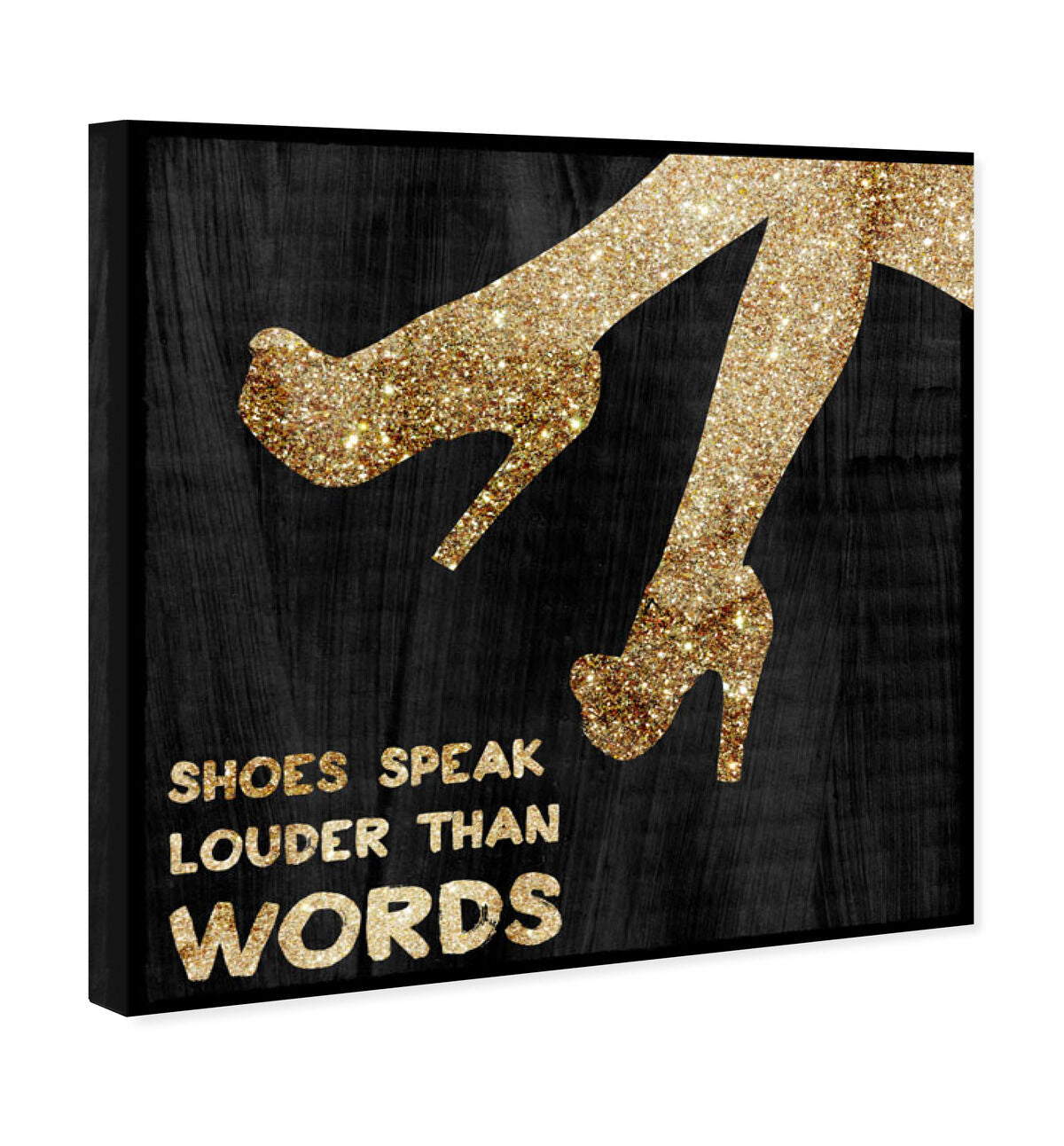Gold Shoes Speak | By Oliver Gal