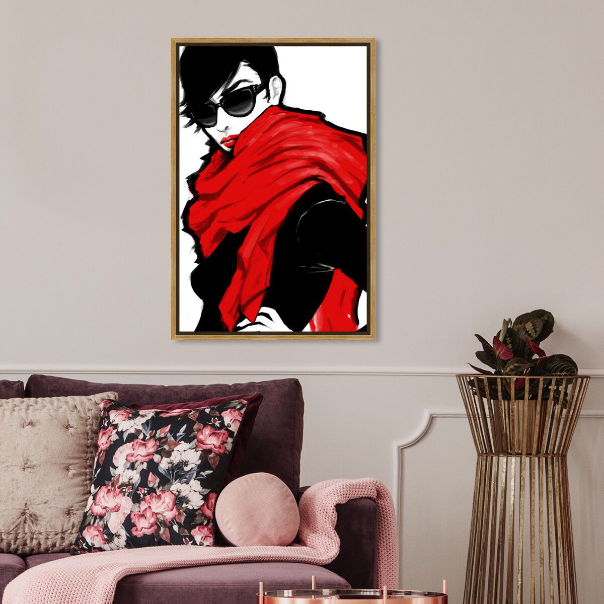 36x54/Framed Canvas/PSGLD
