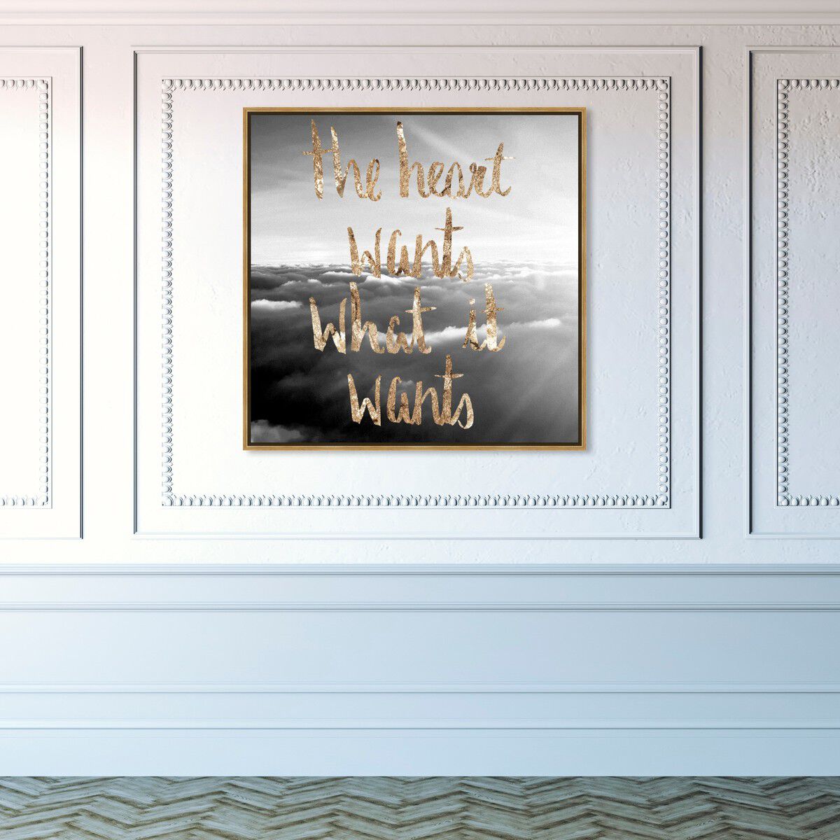 40x40/Framed Canvas/PSGLD