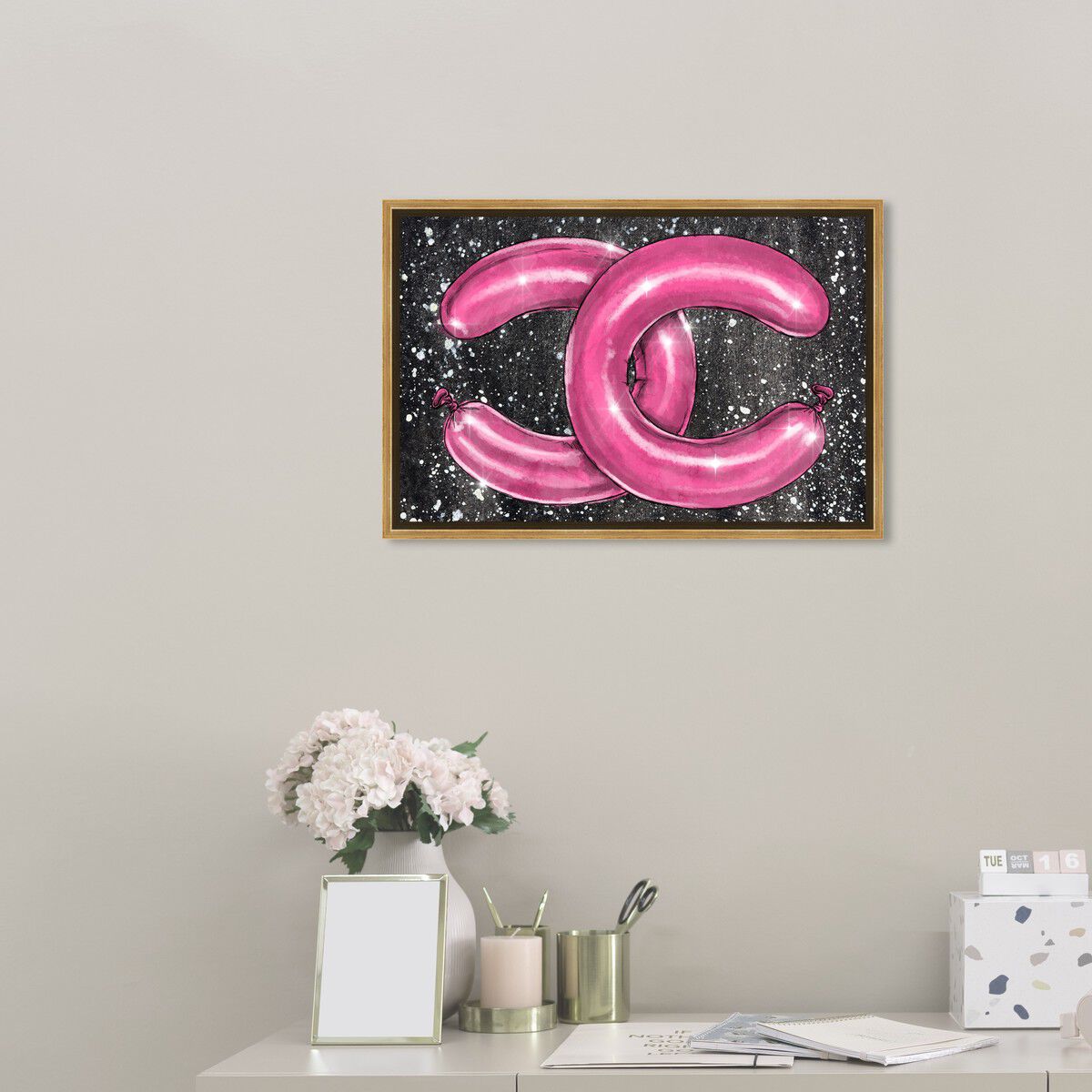 54x36/Framed Canvas/PSGLD