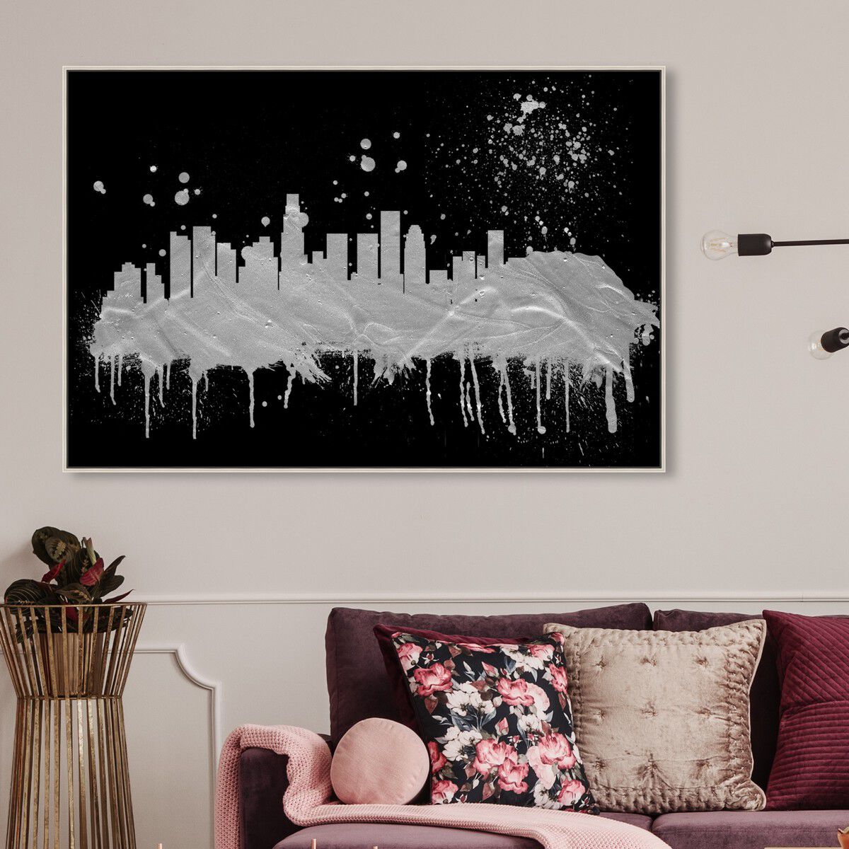 54x36/Framed Canvas/CFL
