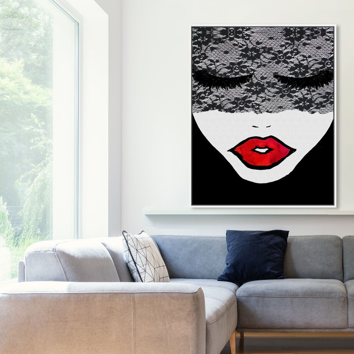 36x45/Framed Canvas/WFL