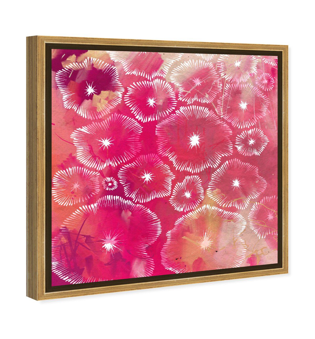 40x40/Framed Canvas/PSGLD