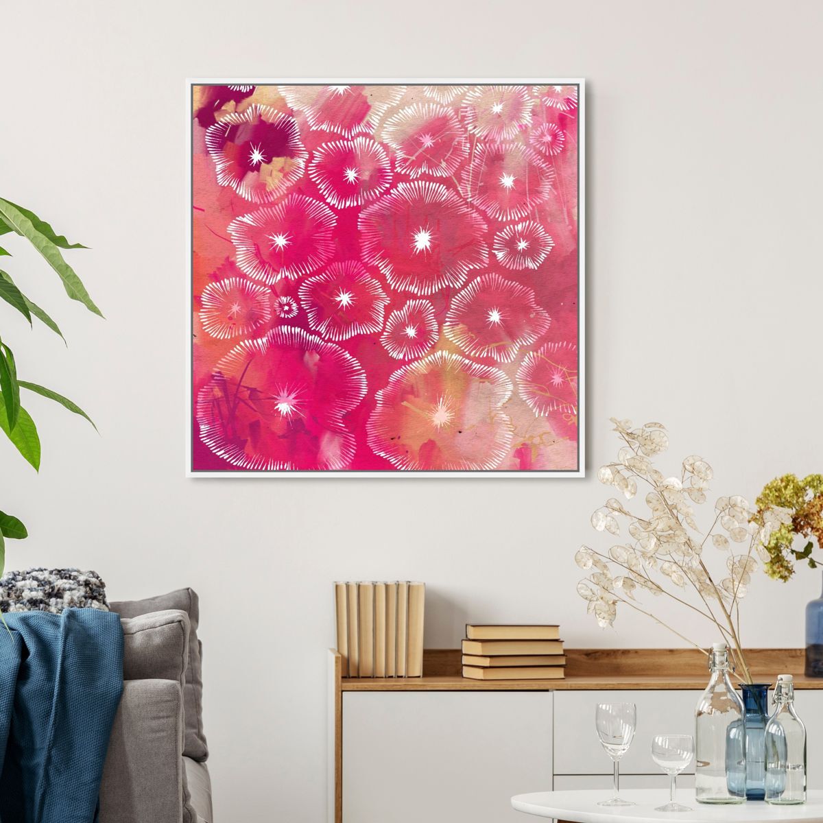 40x40/Framed Canvas/WFL