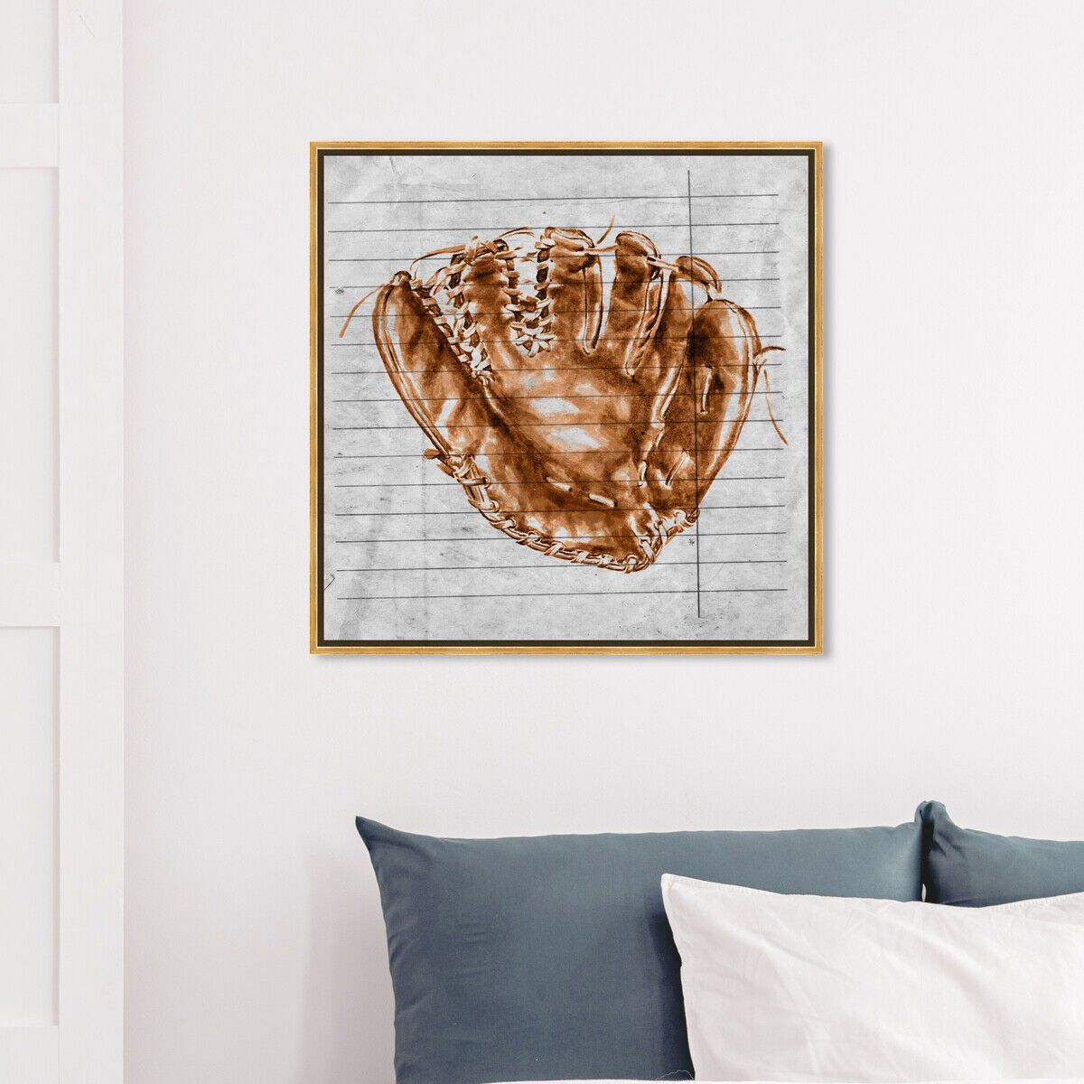 40x40/Framed Canvas/PSGLD