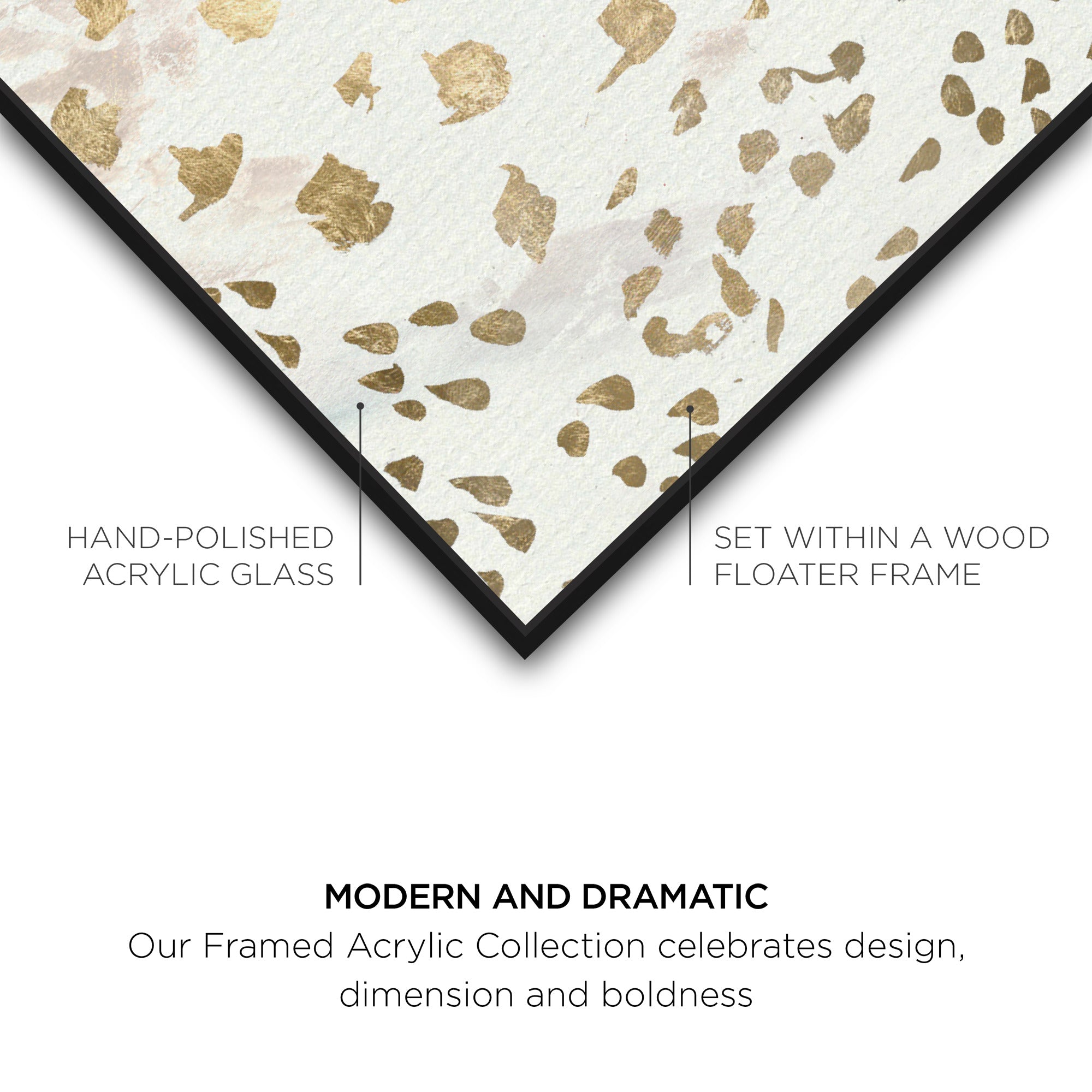 Cheetah Gold | Abstract Wall Art by The Oliver Gal