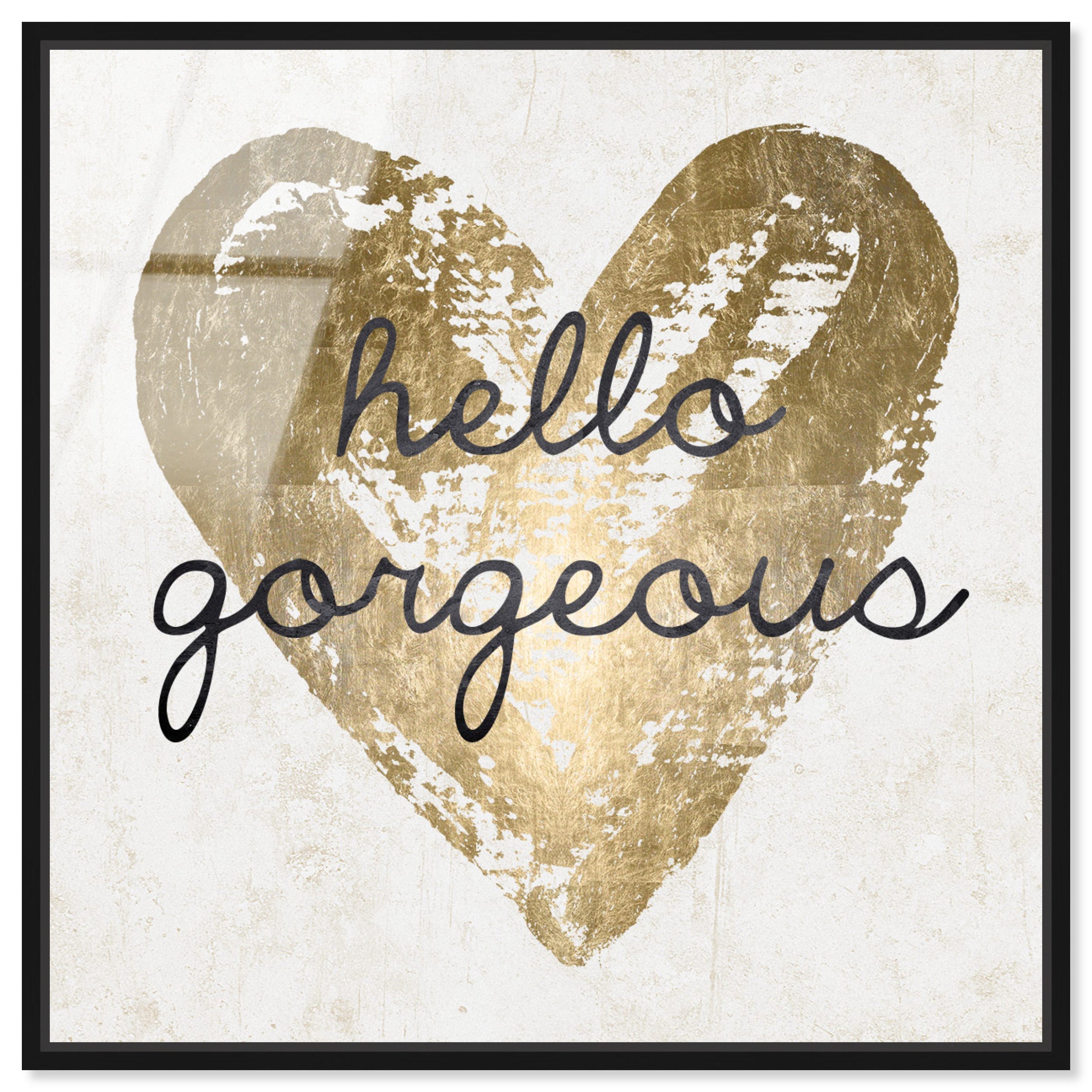 【新品】 オリバーガル Gorgeous Salute White Gorgeous Salute White Canvas | Typography and Quotes Wall Art by