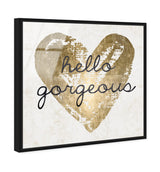 Gorgeous Salute White Canvas