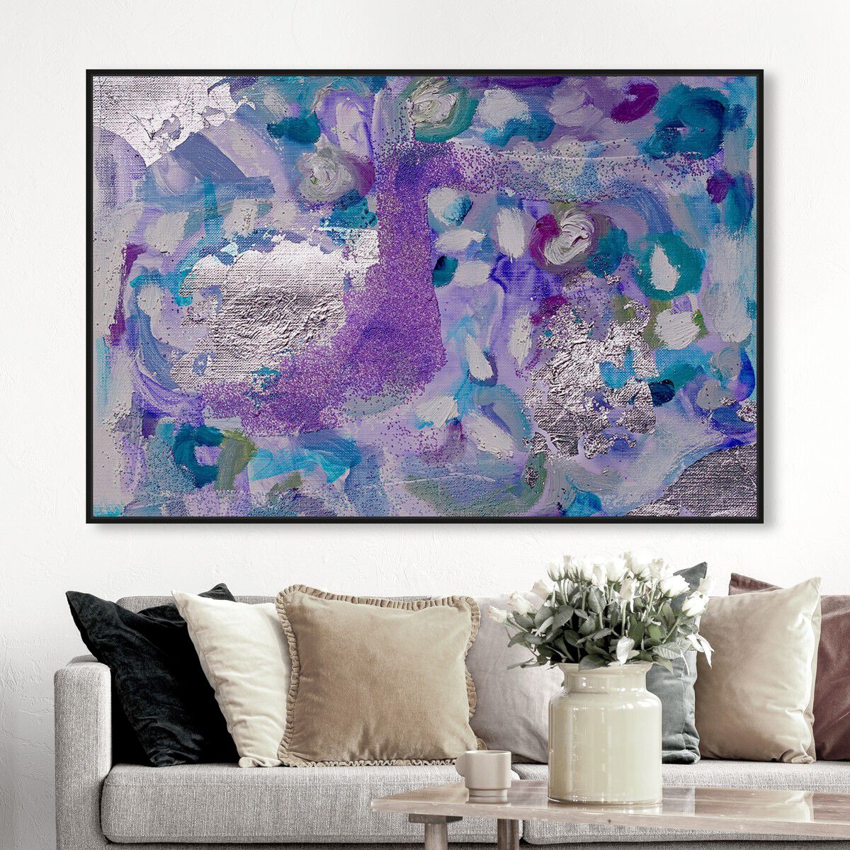54x36/Framed Canvas/BFL
