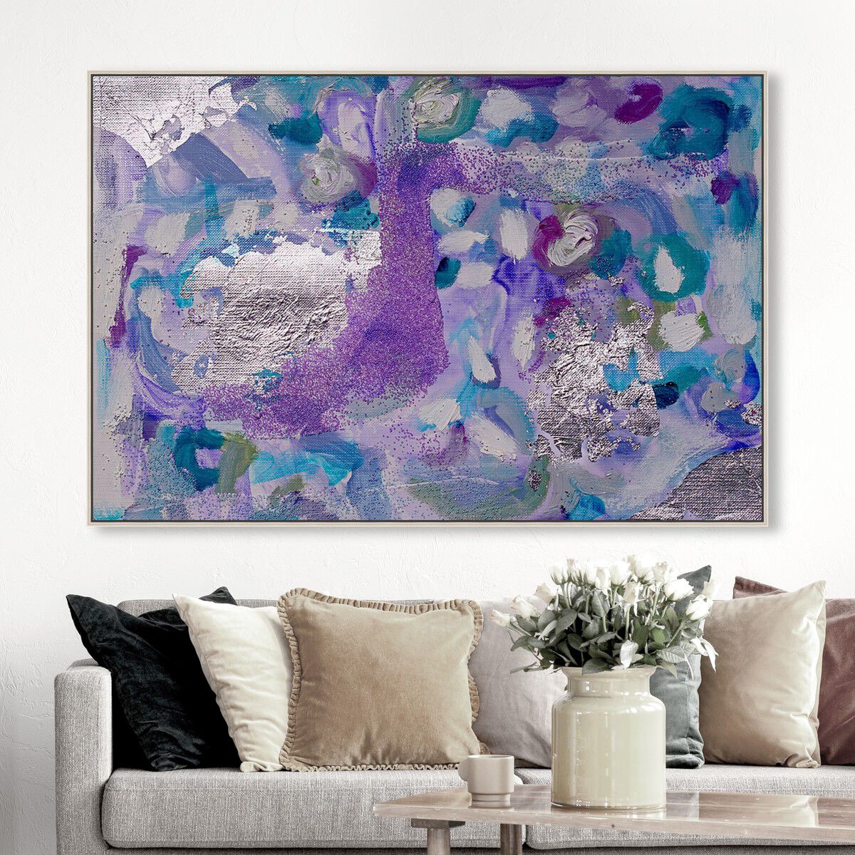 54x36/Framed Canvas/CFL