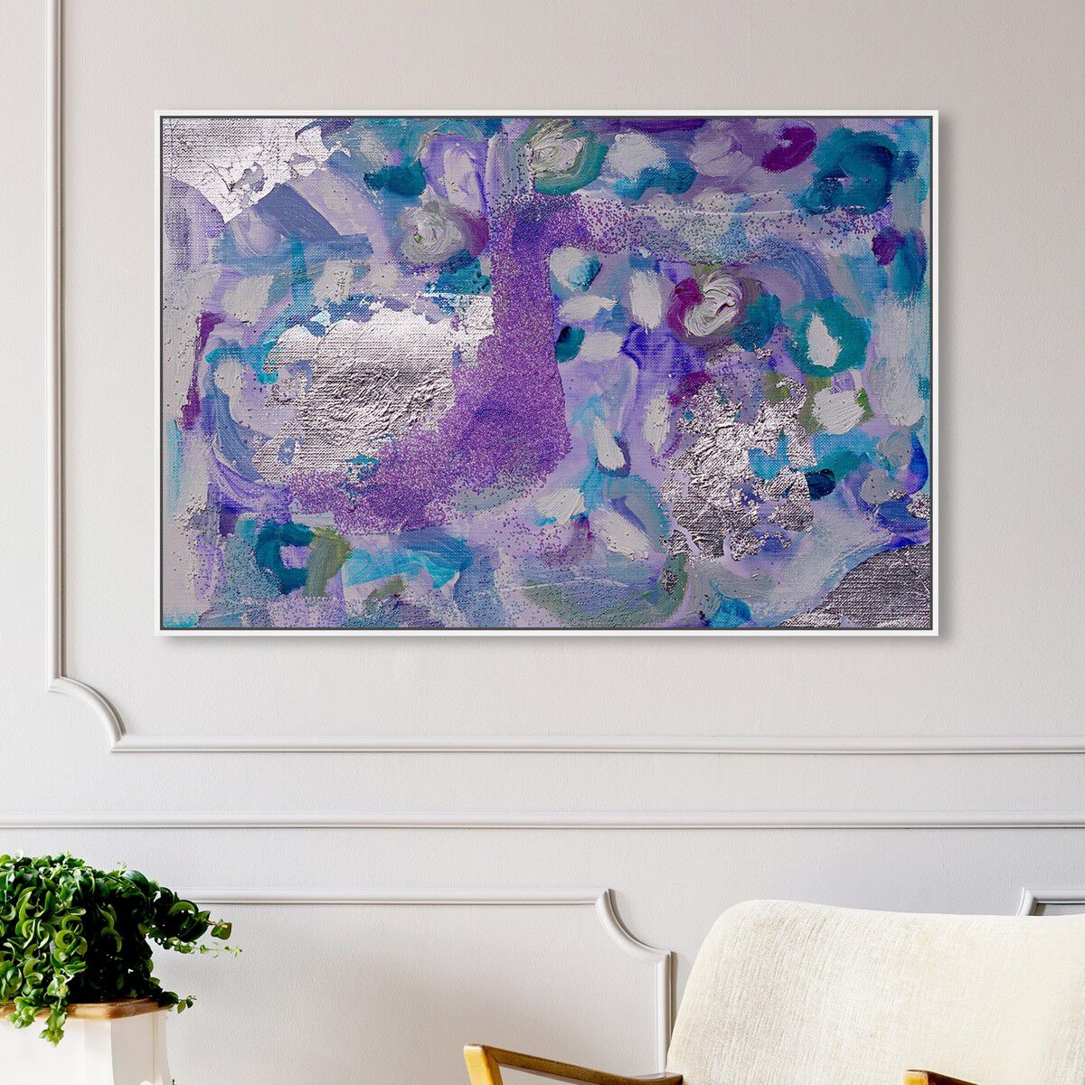 54x36/Framed Canvas/WFL