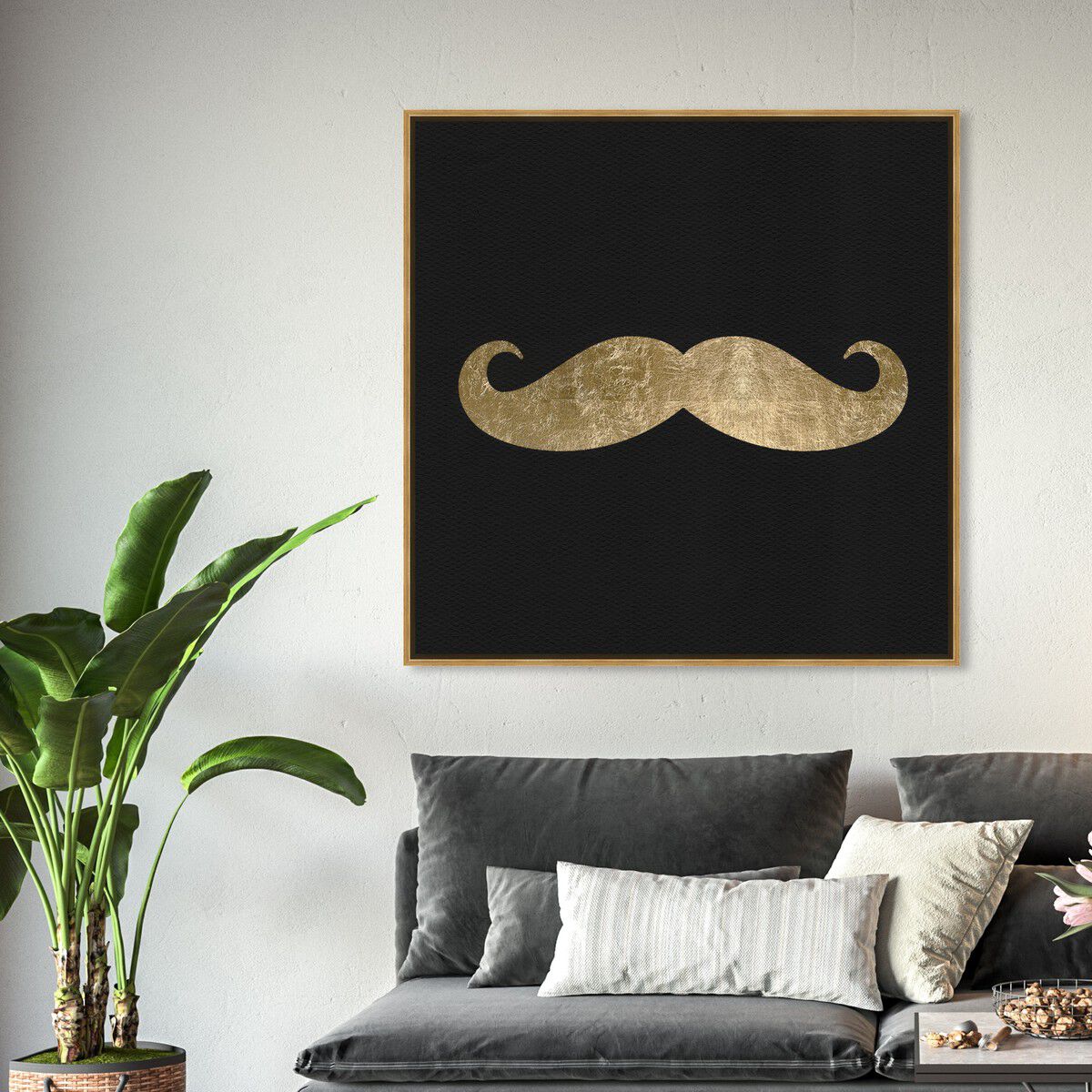 40x40/Framed Canvas/PSGLD