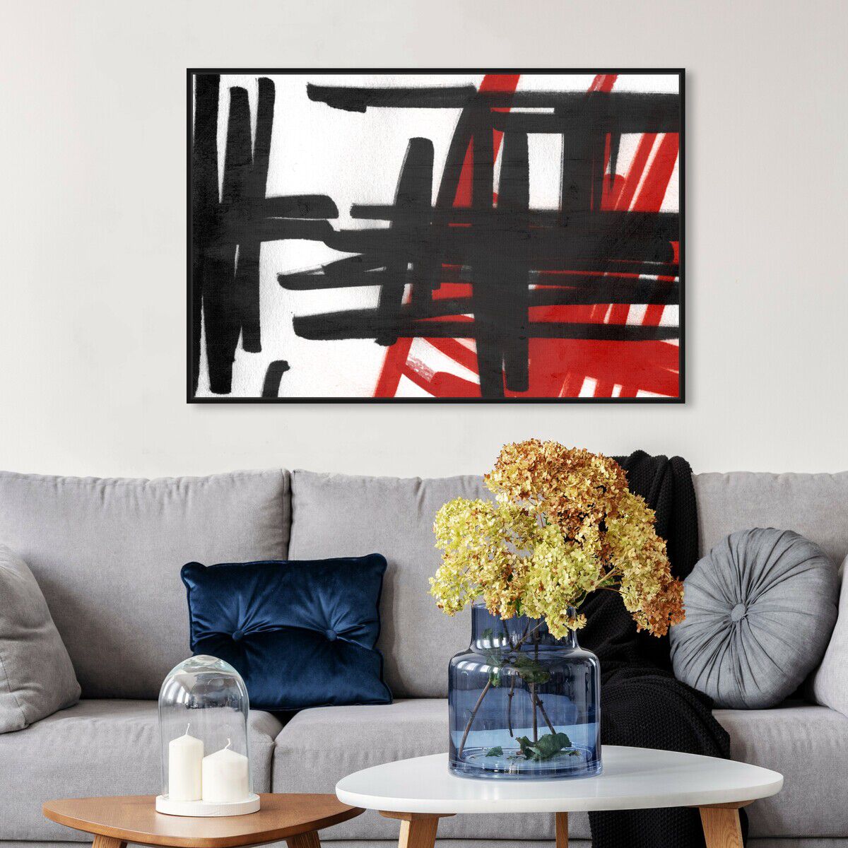 54x36/Framed Canvas/BFL