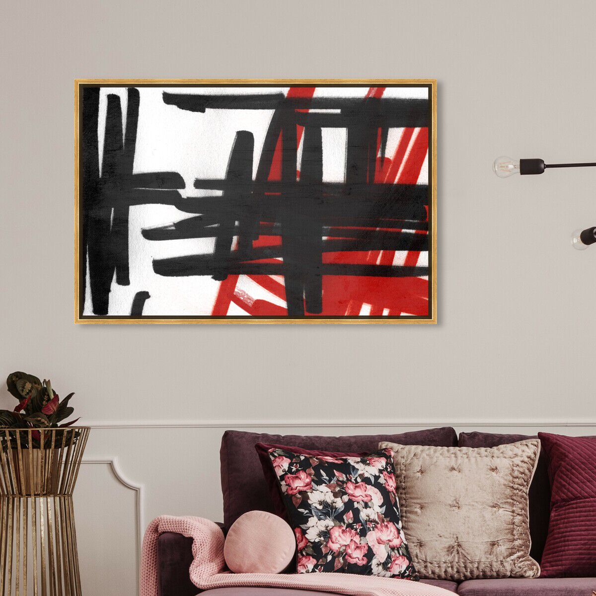 54x36/Framed Canvas/PSGLD