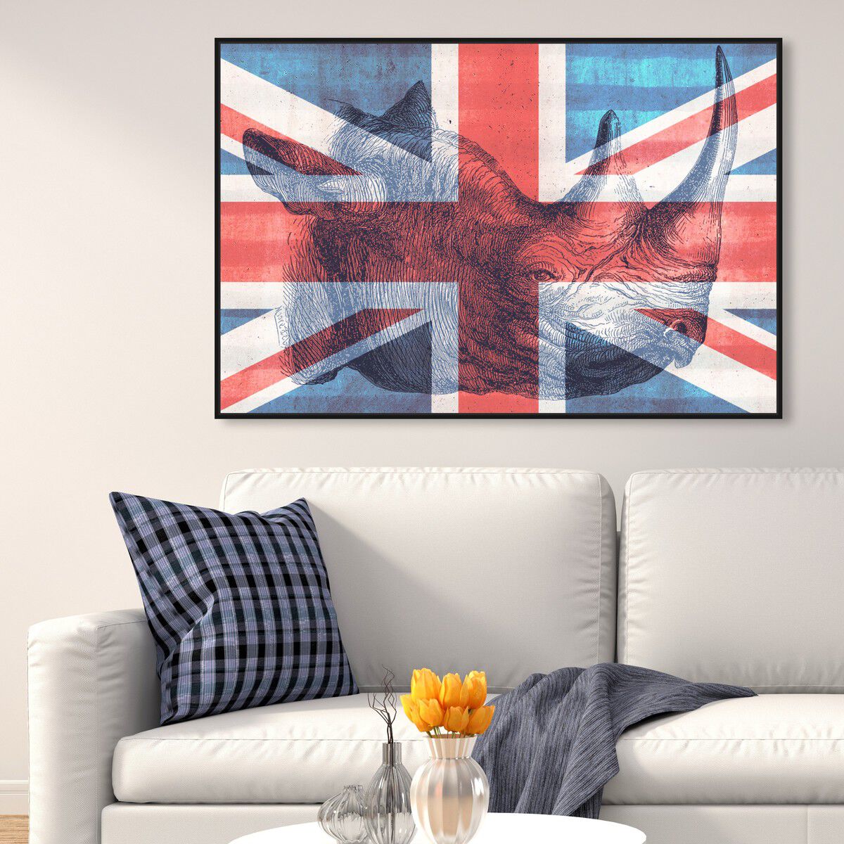 54x36/Framed Canvas/BFL