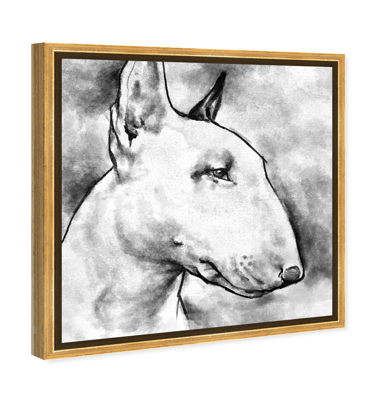 40x40/Framed Canvas/PSGLD