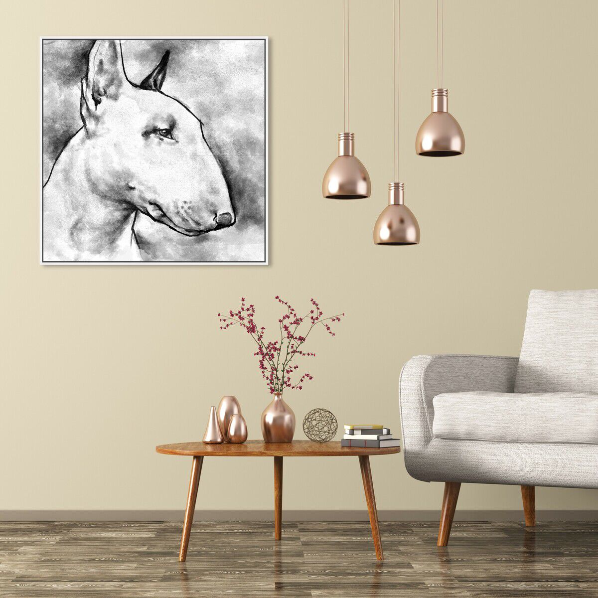 40x40/Framed Canvas/WFL