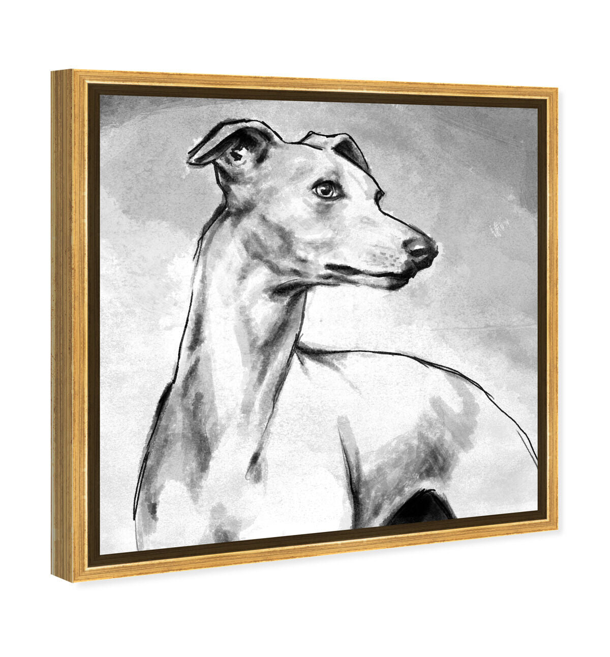 40x40/Framed Canvas/PSGLD