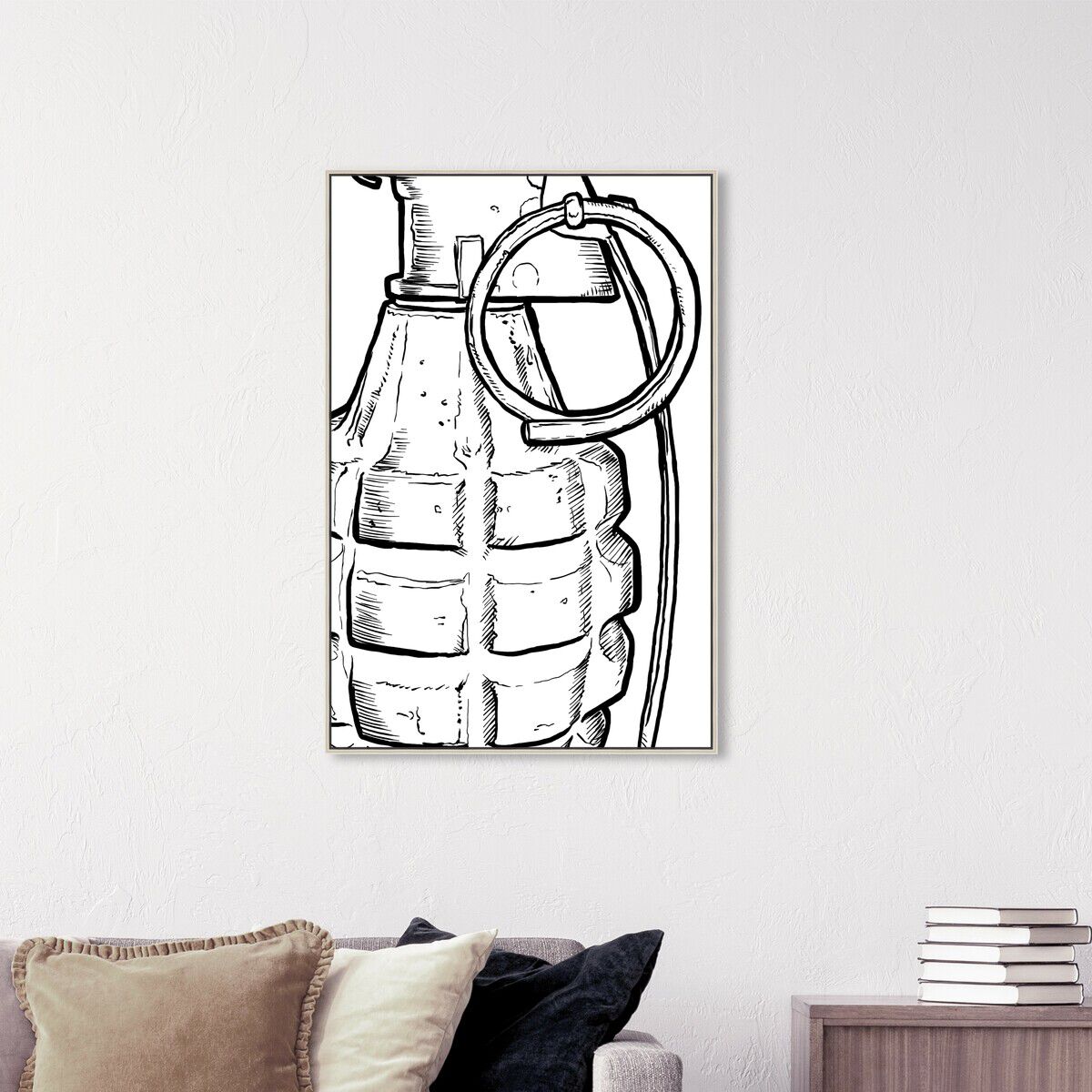 36x54/Framed Canvas/CFL