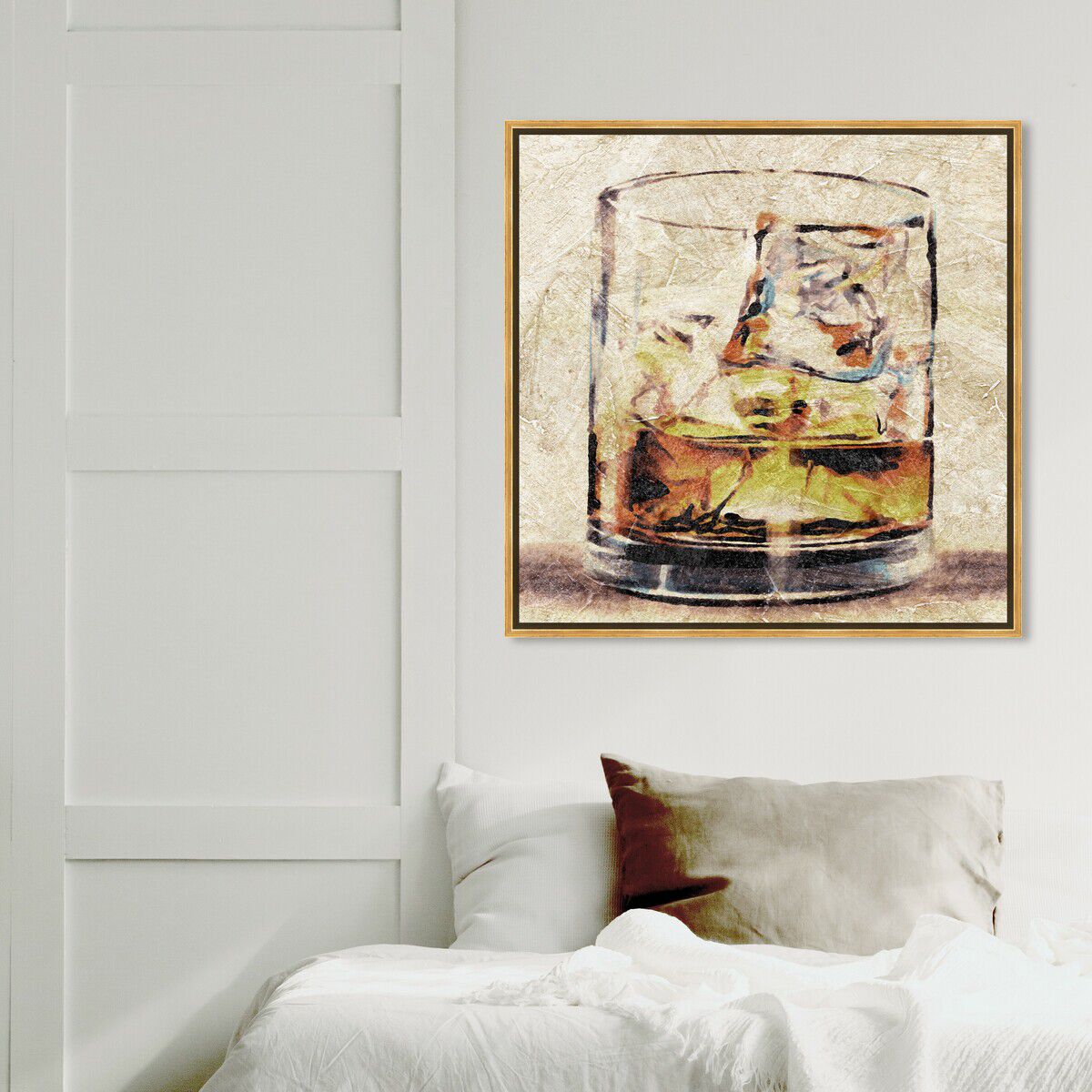 40x40/Framed Canvas/PSGLD