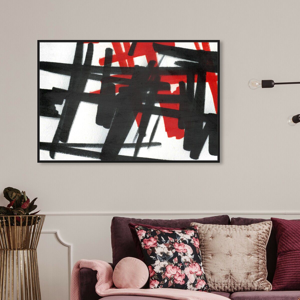 54x36/Framed Canvas/BFL